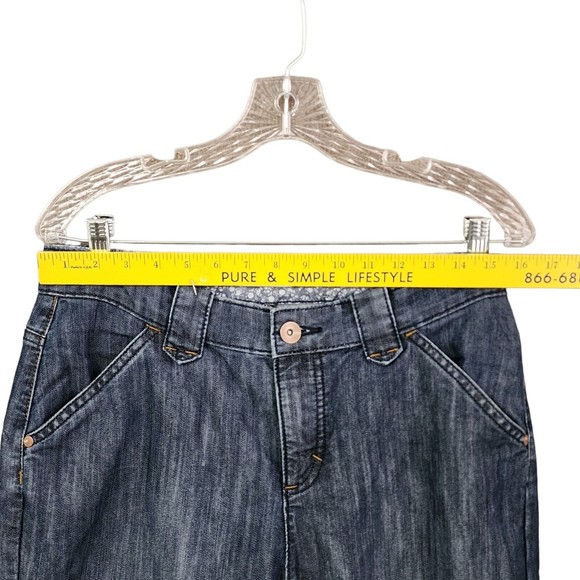 Lee Womens Natural Straight Just Below the Waist Jeans Trousers Slimming Size 6M - Picture 6 of 8